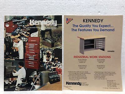 vintage kennedy tool box catalog